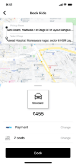 taxi mobile app